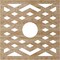 Ekena Millwork Chevron Wood Fretwork Pierced Ceiling Medallion, Red Oak, 40"OD x 10 3/8"ID x 3/8"T CMWP40X40X0375CHRO - alternate 5